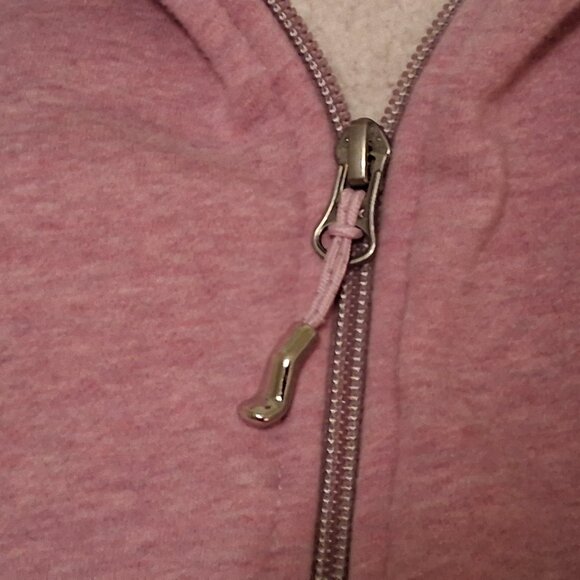 Women's Denver Hayes Hyper Dri Zip Up Hoodie, Mauve, Large - Picture 3 of 10